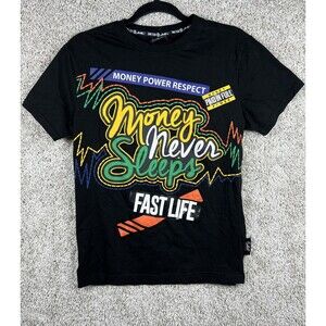 Switch Remarkable Men’s Graphic Crew Neck Tee Shirts Black Size S